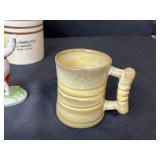 Vintage Glassware and Collectibles Lot Including Crystal Bowls, Barware, and Figurines