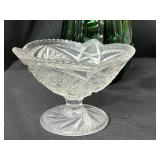 Collection of Vintage Glassware and Crystal including Tumblers, Cups, and Bowls