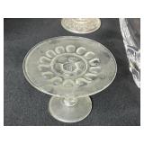 Collection of Vintage Glassware and Crystal including Tumblers, Cups, and Bowls