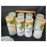 Collection of Vintage Glassware and Crystal including Tumblers, Cups, and Bowls