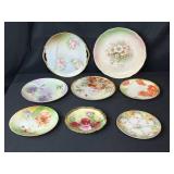 VTG Hand Painted & Marked Decorative Plates Inc Royal Austria