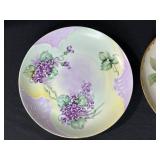 VTG Hand Painted & Marked Decorative Plates Inc Royal Austria