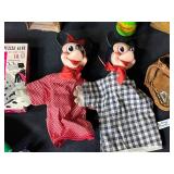 Vintage Collectibles and Decor Lot with Toys, Bottles, and Home Items