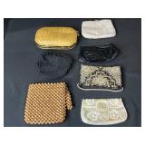 Collection of Vintage Beaded and Woven Evening Bags and Purses