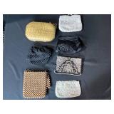 Collection of Vintage Beaded and Woven Evening Bags and Purses
