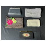 Collection of Vintage Evening and Clutch Bags Assorted Styles