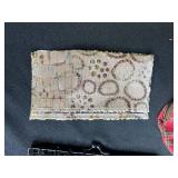 Set of Vintage Handbags Including Florida Souvenir Tote and Coin Purses