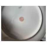 Assorted Decorative Plate Collection and Holiday Cat Figurines