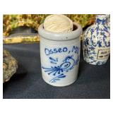 Mixed Lot of Vintage Pottery Kitchenware and Figurines - inc pc of signed pottery