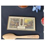 Vintage Kitchen and Utensil Lot with Ice Cream Maker, Copper Teapot, and Collectibles