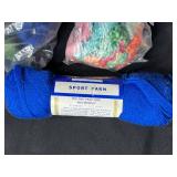 Collection of Wool Roving, Felting Supplies, and Yarn Assortment
