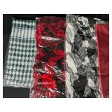 Set of Assorted Scarves and Shawls Including Pashmina Style