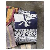 Collection of Woven Table Runners and Small Decorative Rugs