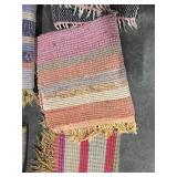 Collection of Woven Table Runners and Small Decorative Rugs