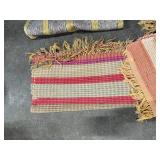 Collection of Woven Table Runners and Small Decorative Rugs