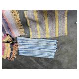Collection of Woven Table Runners and Small Decorative Rugs