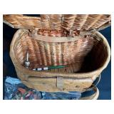 Native American Art and Vintage Collectibles Lot: Sand Art, Kachina Dolls, Ashtray, Old View-Master Reels, Stereoscope