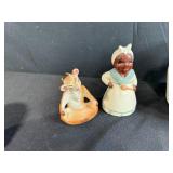 Vintage Pottery and Glassware Collection with Utensils and Decor