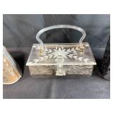 Set of 6 Vintage Lucite Handbags and Purses Assorted Styles
