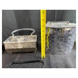 Set of 6 Vintage Lucite Handbags and Purses Assorted Styles