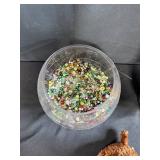 Collection of Vintage Sewing Items and Decorative Accessories