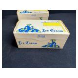 Vintage Ice Cream Collectibles Lot with Scoops, Tubs, and Plates