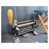 Mixed Estate Lot: Vintage Press, Hand-Painted Stool, Marbles, Collectible Magazines & Decorative Items