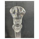 Assorted Vintage Glass Decanters, Ceramic Pitcher, and Syracuse/Sterling China Saucers