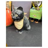 Eclectic Vintage and Collectible Decor Lot Including Cat Figurines, Game, and Artwork