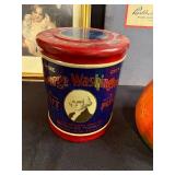 Eclectic Vintage and Collectible Decor Lot Including Cat Figurines, Game, and Artwork