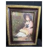 Eclectic Vintage and Collectible Decor Lot Including Cat Figurines, Game, and Artwork