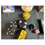 Vintage Collectibles Lot Including Union Leader Tin, Howdy Doody Lamp, Marbles, and More