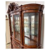 Broyhill Ornate China Cabinet with Glass Doors and Drawers