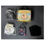 Collection of Vintage and Modern Handbags and Purses