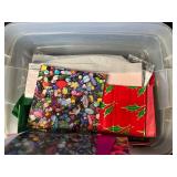 Large Bin of Assorted Gift Bags and Tissue Paper