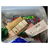 Large Bin of Assorted Gift Bags and Tissue Paper