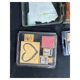 Collection of Wood Rubber Stamps for Crafting and Scrapbooking