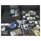 Large Lot of Jewelry Making Supplies and Stringing Materials