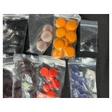 Collection of Jewelry Making Supplies with Cords, Beads, Clasps, and Findings