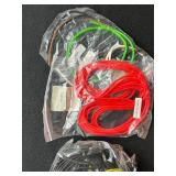 Collection of Jewelry Making Supplies with Cords, Beads, Clasps, and Findings