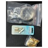 Collection of Jewelry Making Supplies with Cords, Beads, Clasps, and Findings
