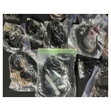 Lot of Jewelry Cord Necklaces, Rope Necklaces, and Beading Cord in Assorted Styles