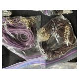 Lot of Jewelry Cord Necklaces, Rope Necklaces, and Beading Cord in Assorted Styles