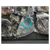 Lot of Jewelry Cord Necklaces, Rope Necklaces, and Beading Cord in Assorted Styles