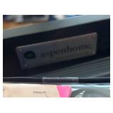 ML - Aspenhome Desk with Two File Cabinets