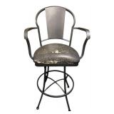 LL  - Set of 3 Metal Swivel Barstools
