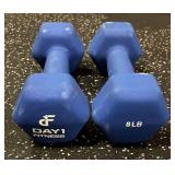 LL  -  8 lb, 10 lb and 12 lb Hand Weights