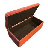 LL  - Upholstered Storage Ottoman Bench