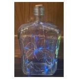 LL  - Set of 3 Decorative Glass Bottles with LED String Lights