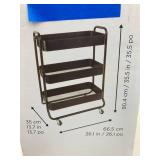 Neatfreak! Extra-Wide Rolling Cart